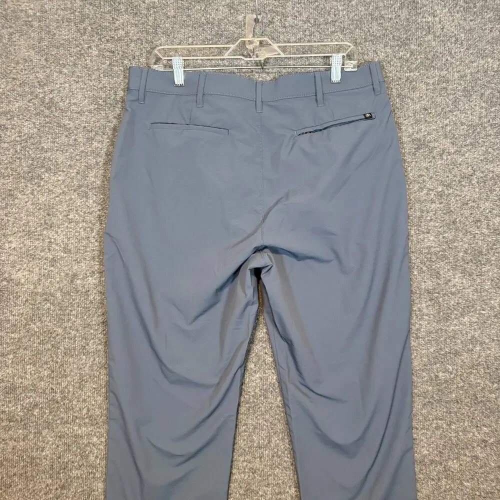 Banana Republic Pants Men 34x30 Blue Flat Front Chino Performance Stretch Casual